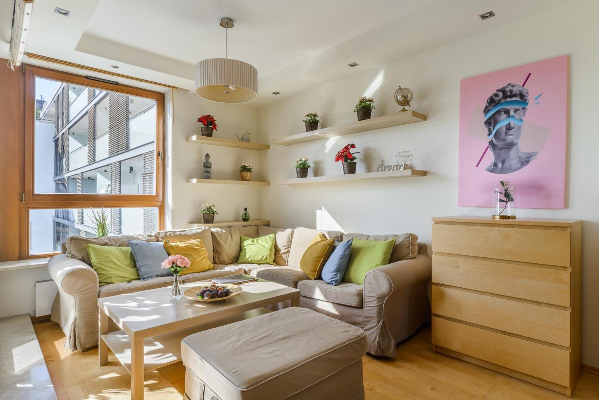 Lumina Apart With A Large Balcony Near Presidential Palace And River Varsóvia Exterior foto